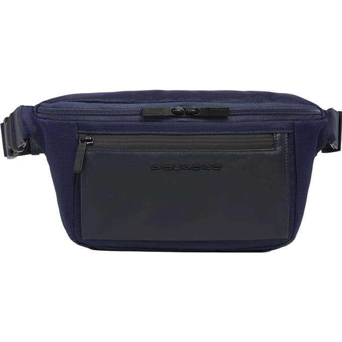 Heren leder en stof Tas Piquadro CA2174S136-BLU Blauw
