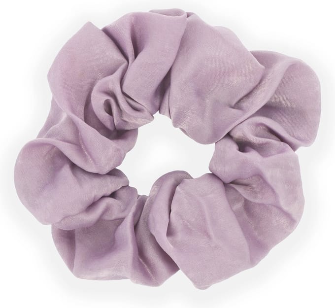 Lajetti - Scrunchie Zijdezacht Lila - Extra Vol en Luxe Haarwokkel Tencil