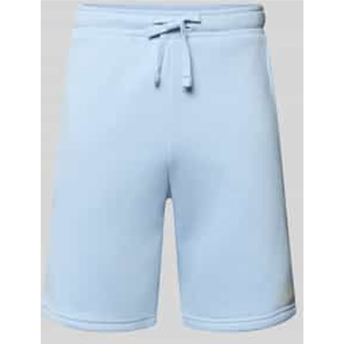 Short met steekzakken en logoprint