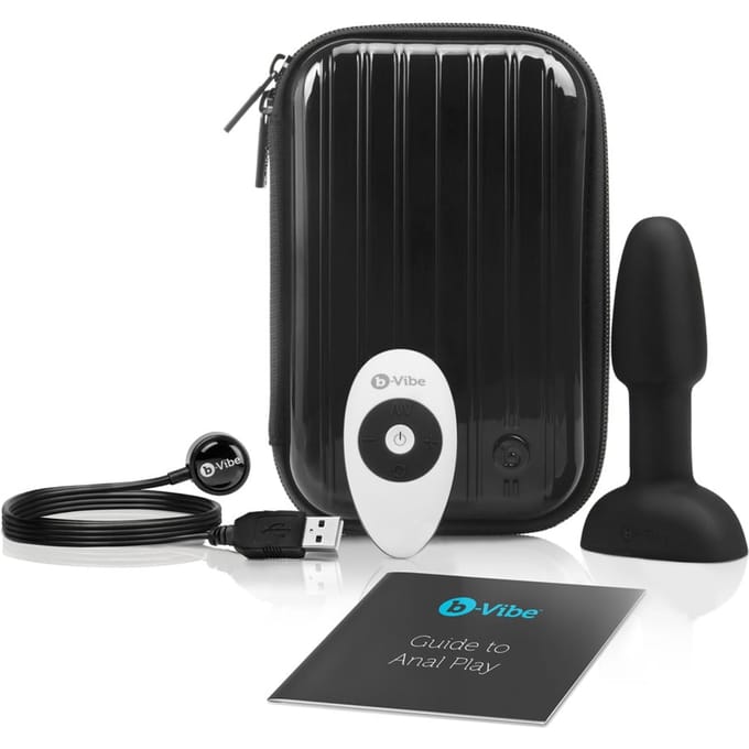 B-Vibe - Rimming Petite Remote Control Plug Zwart