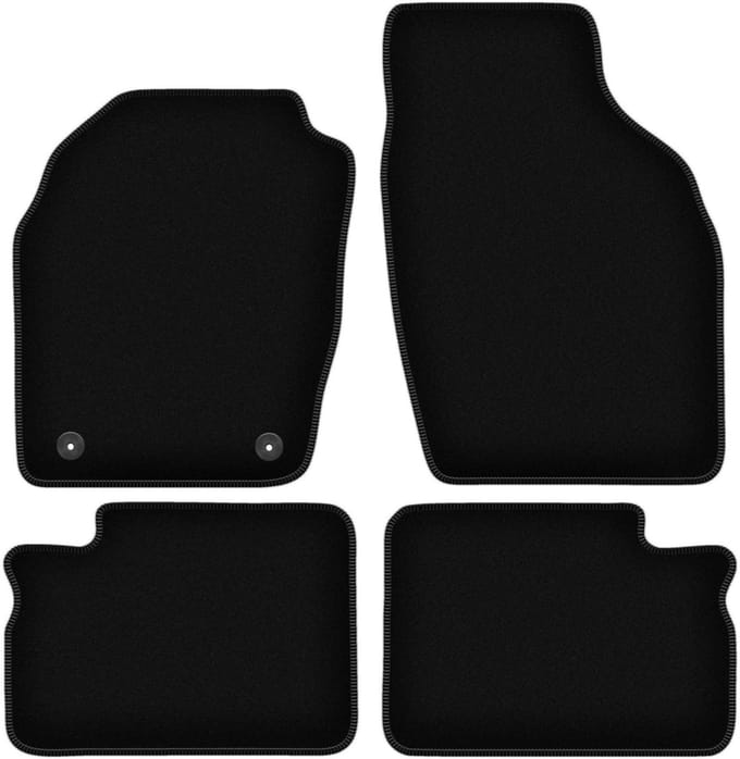 BASIC zwarte veloursmatten voor: Opel Agila A hatchback (2000-2007)