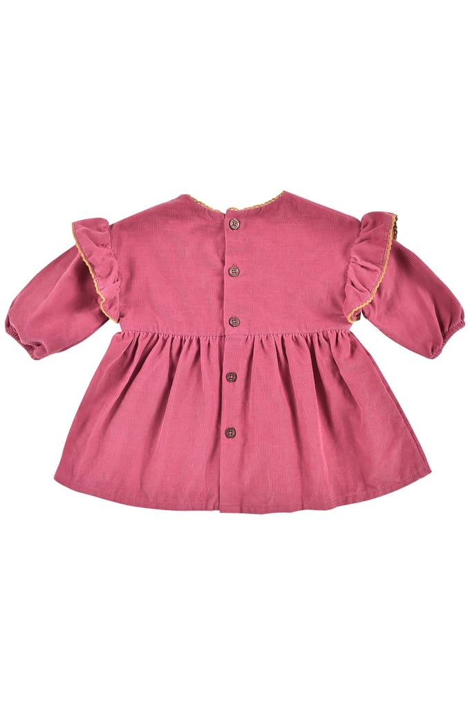 Louise Misha Dress Illia Raspberry Maat: 18M | Jurken Outlet | kids | Roze