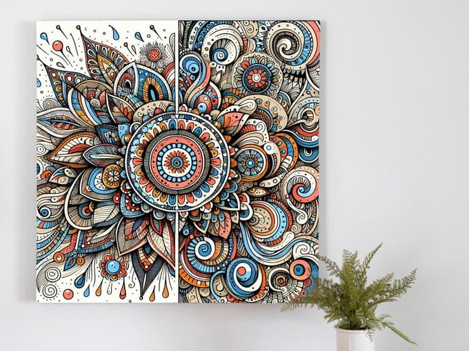 Kunstprint | Wanddecoratie | Canvas | 100 × 100 cm