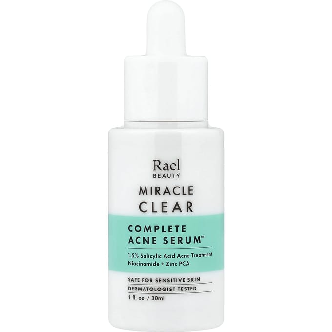 Rael, Miracle Clear, Complete Acne Serum™, 30ml (1 fl oz) white