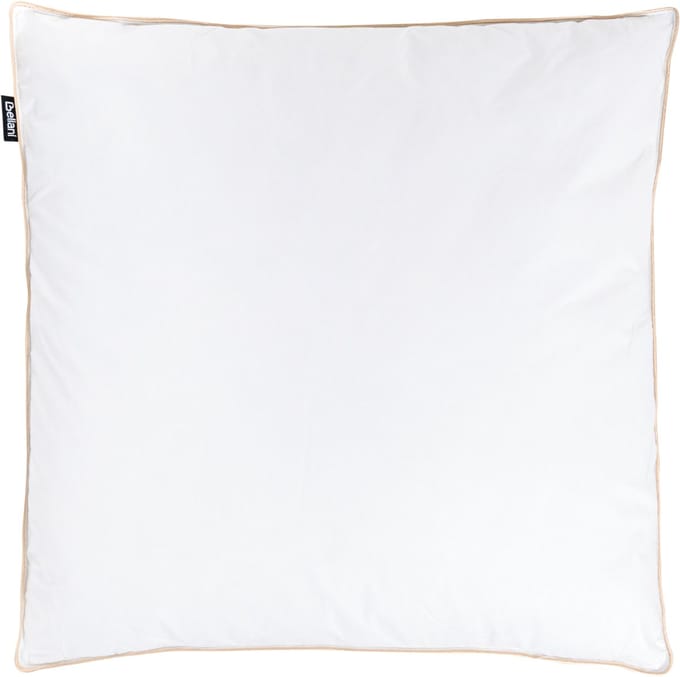 ETNA - Hoofdkussen 3 vakken - Wit - 80 x 80 cm - Laag - Eendenveren