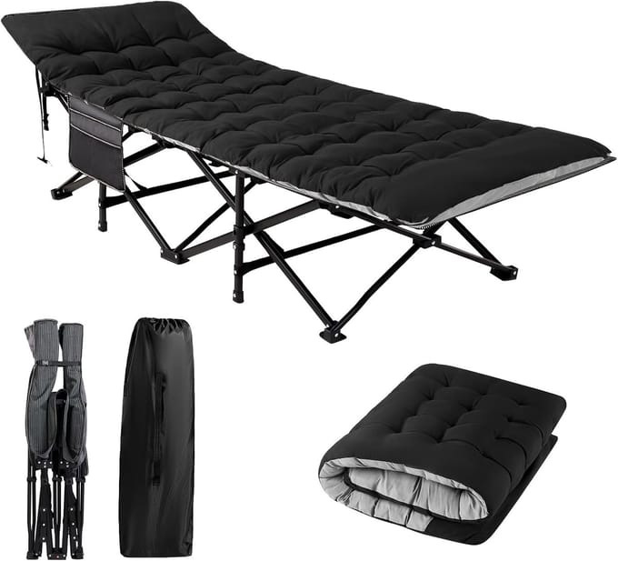 Lexium Veldbed - Kampeerbed - Veldbedden - Veldbed Kamperen - Kampeermatras