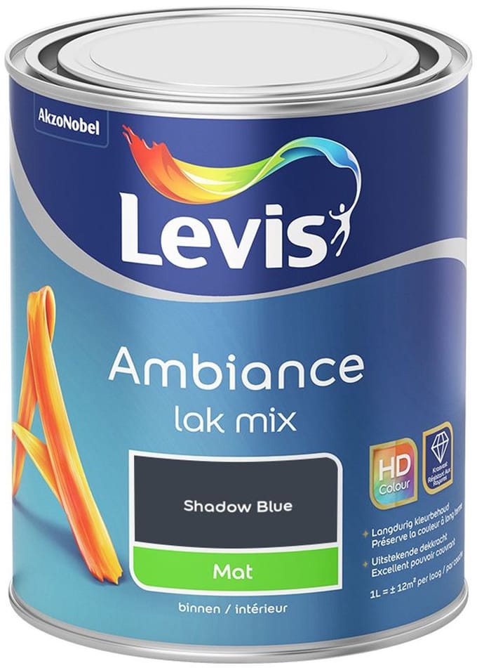 Levis - Ambiance Lak Mat Mix - Shadow Blue - Mengverf - 1 L