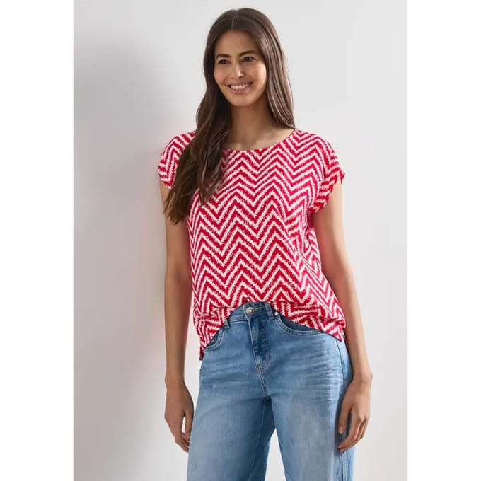 Blouse met ronde hals