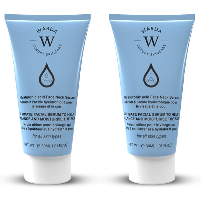 Hyaluronzuur Gezicht Hals Serum 30 ml x 2