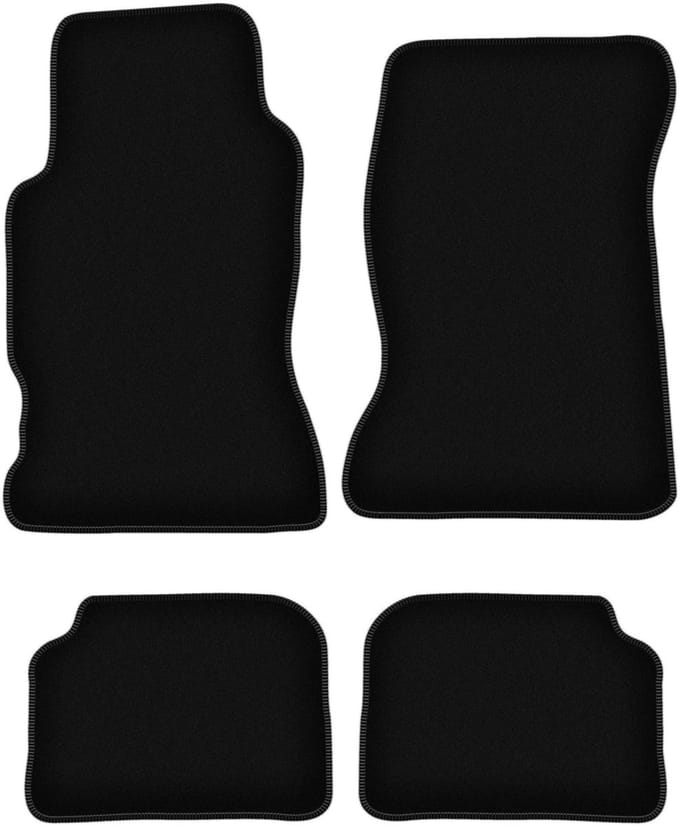 BASIC zwarte veloursmatten voor: Honda Legend II coupé (1991-1996)