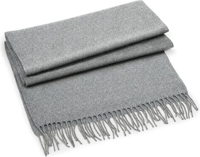 Jumada's Sjaal - Geweven - Grijs - Volwassenen - Oversized - Polyacryl