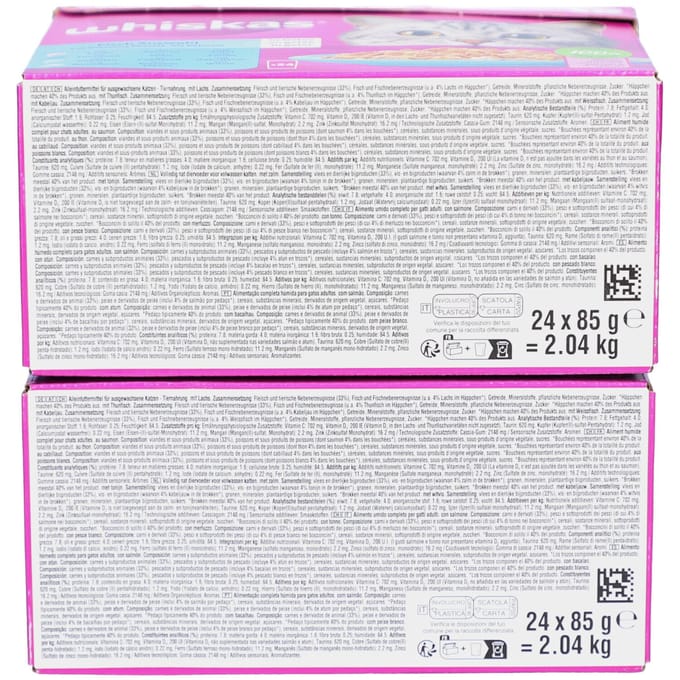 Whiskas 1+ Vis Selectie in Gelei Maaltijdzakjes Multipack - 24 x 85 gr