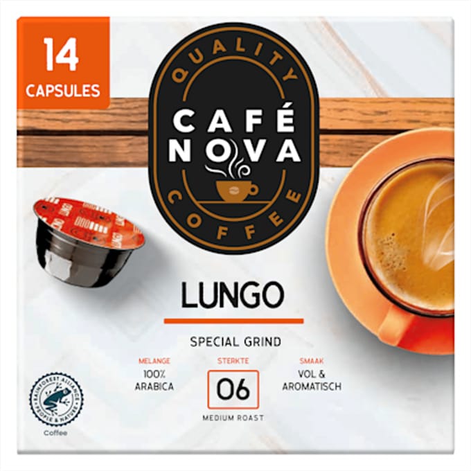 Koffiecapsules lungo
