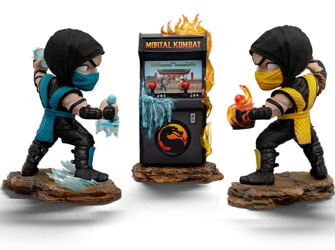 Iron Studios - Mortal Kombat - Scorpion Vs Sub-zero Arcade Set Minico Figures - Figuur