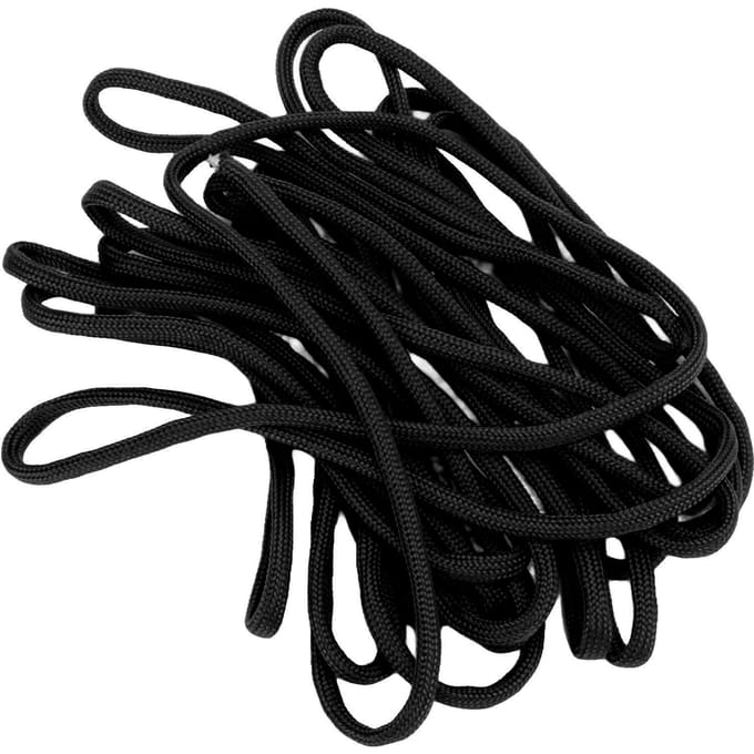 5 Meter 9 Strengen Veiligheidstouw Polyester Paracord Kampeertouw voor Buiten Overleven Wandelen Zwart zwart