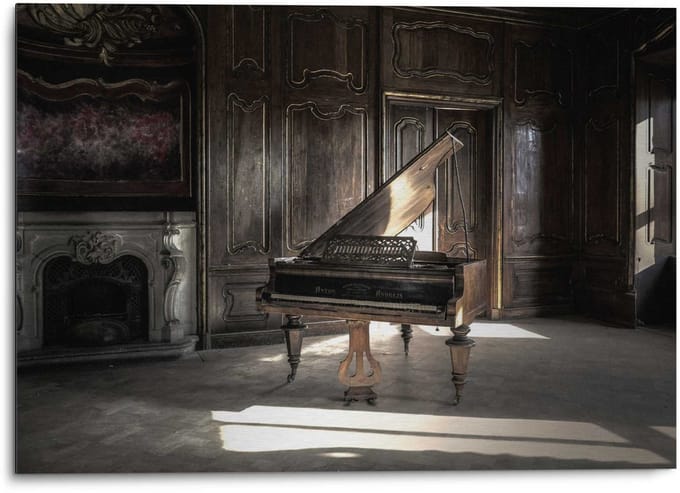 Alu-Dibond Piano - 50 x 70 - Geborsteld aluminium - REINDERS