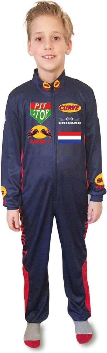 Rubie's Verkleedkostuum Coureur Jongens Donkerblauw Maat 152