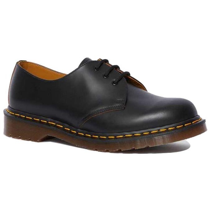 Dr. Martens 1461 Vintage Zwart Quilon Unisex Sneakers 12877001 36 black