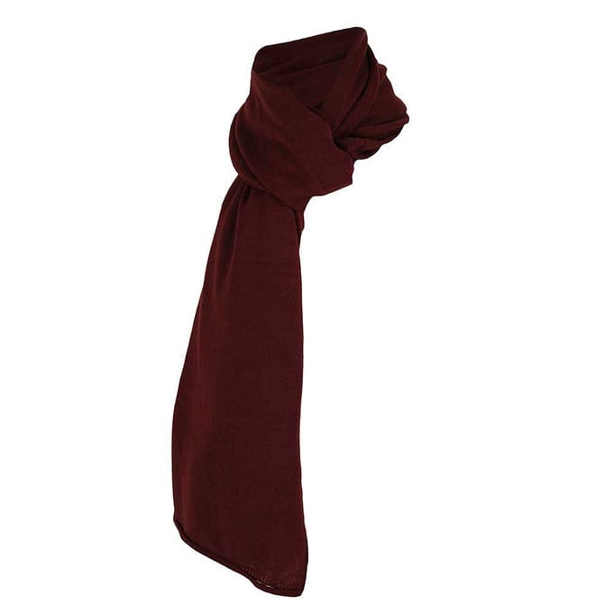 Sjaal heren - Effen - One Size - Burgundy
