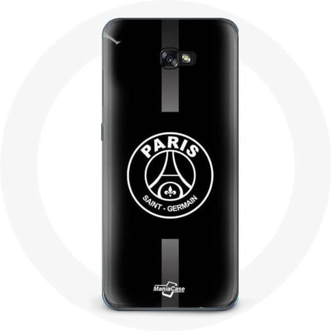 Coque - Maniacase - Samsung Galaxy A3 2017 - PSG logo Jordan - Souple - Noir noir