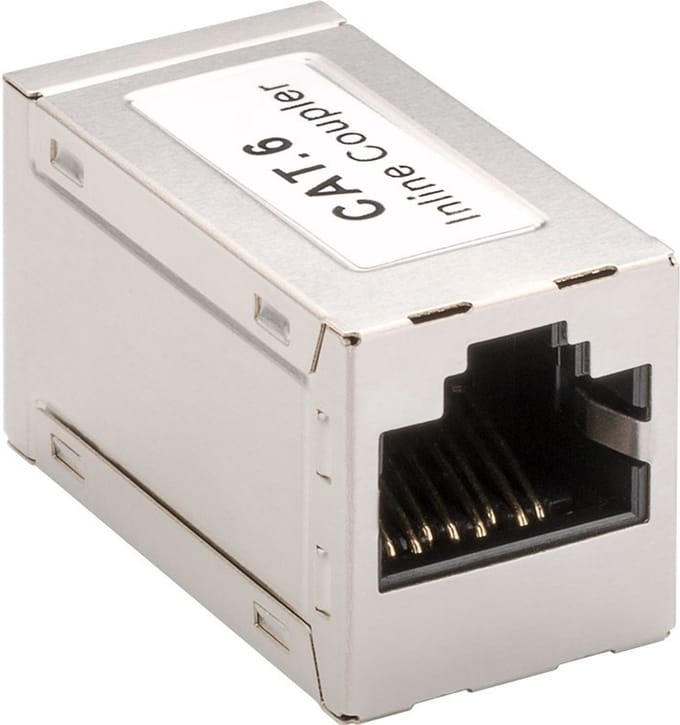 Pro RJ45 modulaire koppeling CAT 6 - Zilver