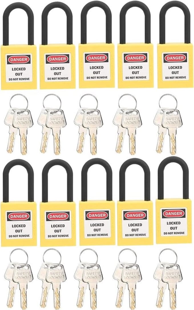 Allecto - Elektrische veiligheidssloten - Lockout Tagout - Nylon Pa