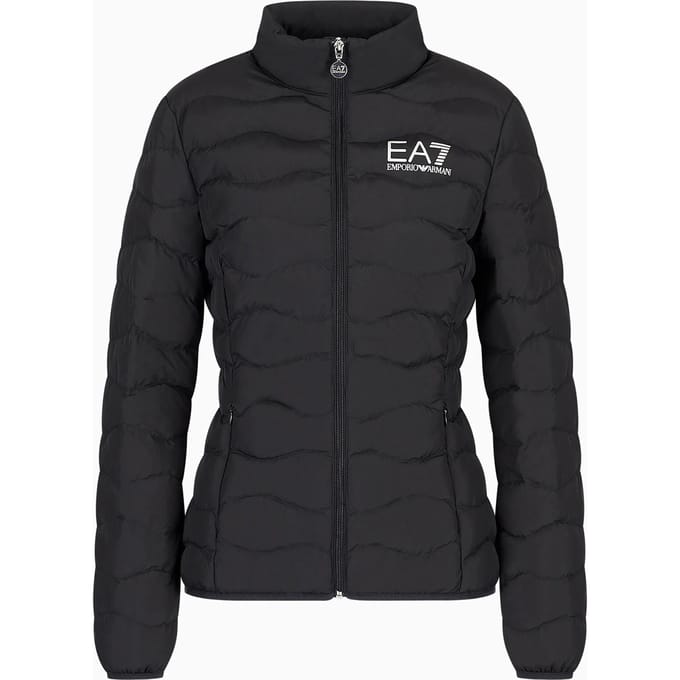 Ea7 Zwart Jas Met Logo