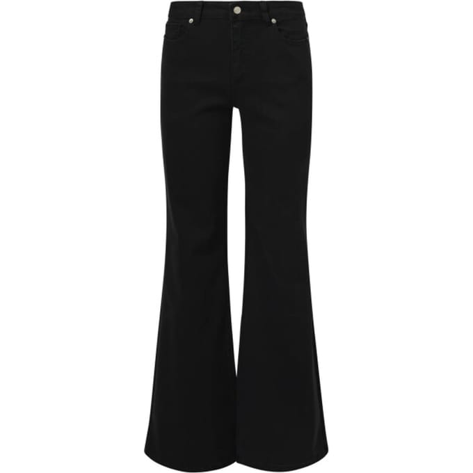 Smashed Lemon Mediumblauwe flared jeans |