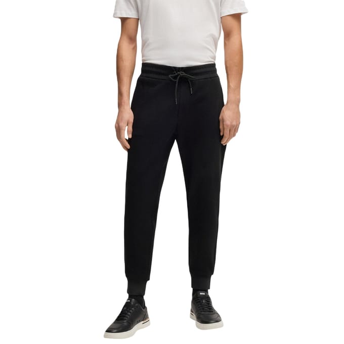 Boss Heren H Lamont Slim-fit joggingbroek (Zwart)
