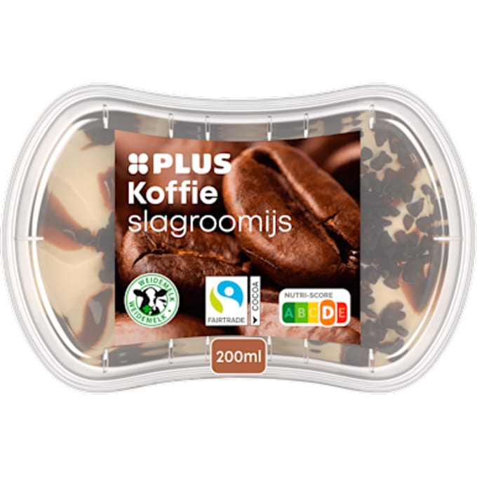 Kleintje slagroomijs Koffie