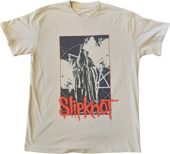 Slipknot - Sid Photo Heren Tshirt - S - Creme