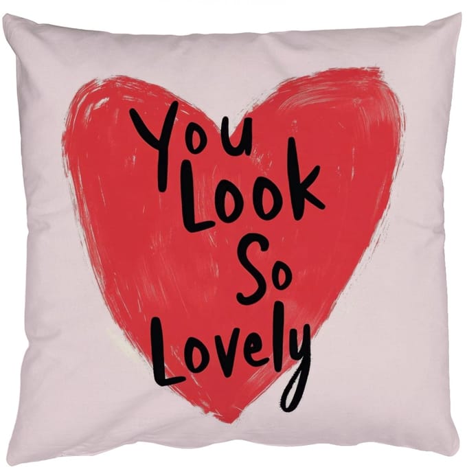Sierkussens - Kussentjes Woonkamer - 60x60 cm - Hart - Rood - Valentijn