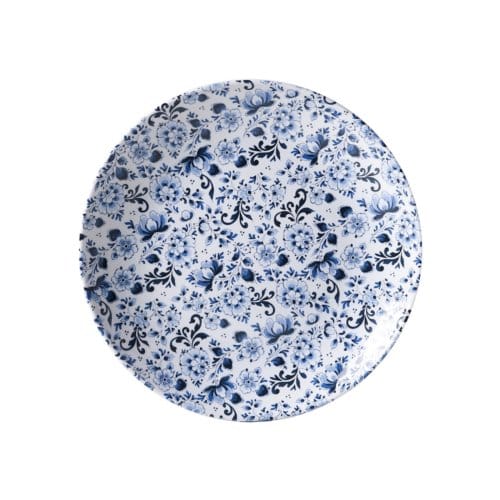 Heinen delfts blauw melamine bord