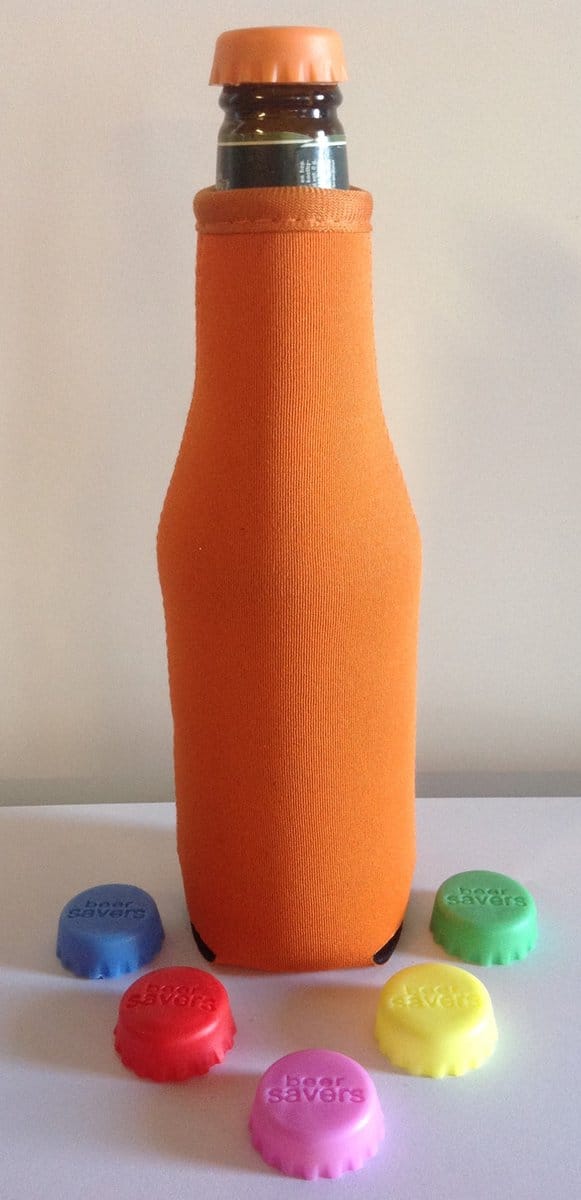 Eizook Afsluitdopjes voor Bier flessen - Siliconen - Oranje - 6 stuks