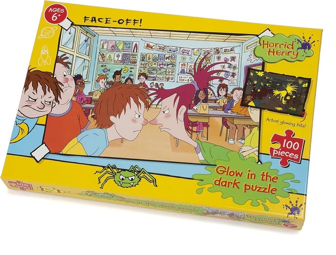 Puzzel van 100 Stukjes met Tekeningen van Vieze Henry
