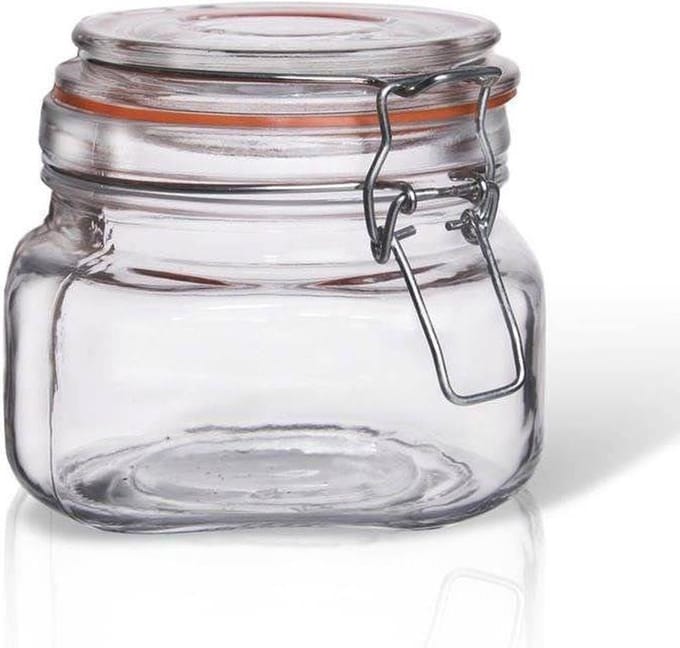 Pot met Beugelsluiting Glas 500 ml - Inmaakpot - Weckpot - Confituren