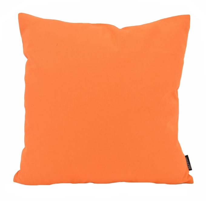 Gek op kussens! Sierkussen uni oranje | 45 x 45 cm | katoen/polyester