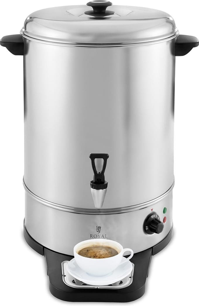 Royal Catering Waterkoker - 30 liter - 2500 W - opvangschaal 10010564
