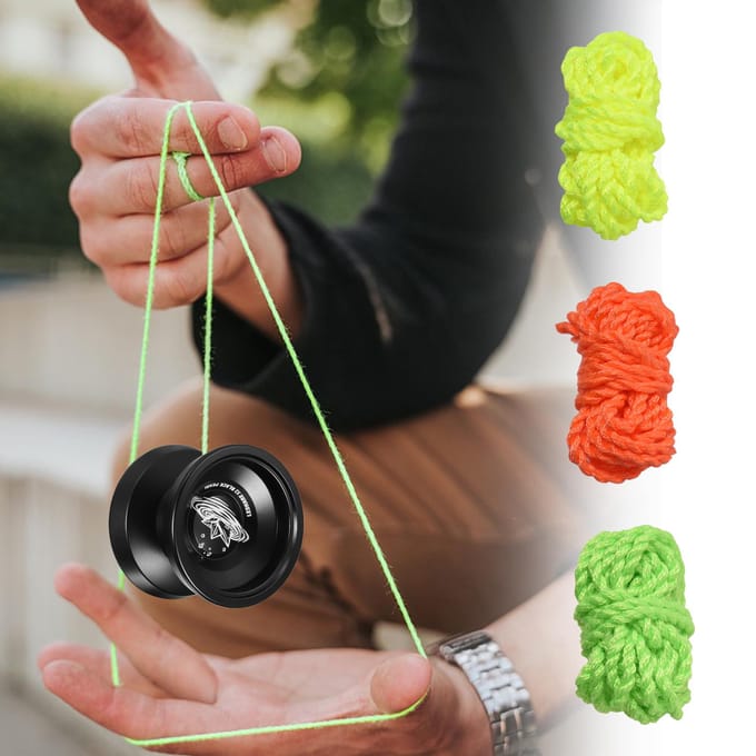 Yoyo Strings 1M 10 brins de remplacement Yo-Yo pour balle Yoyo réactive et insensible 10 pack of 24 strands