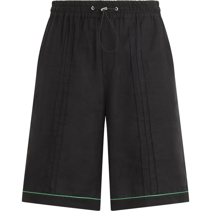 Linen Drawstring Shorts Plein Tennis