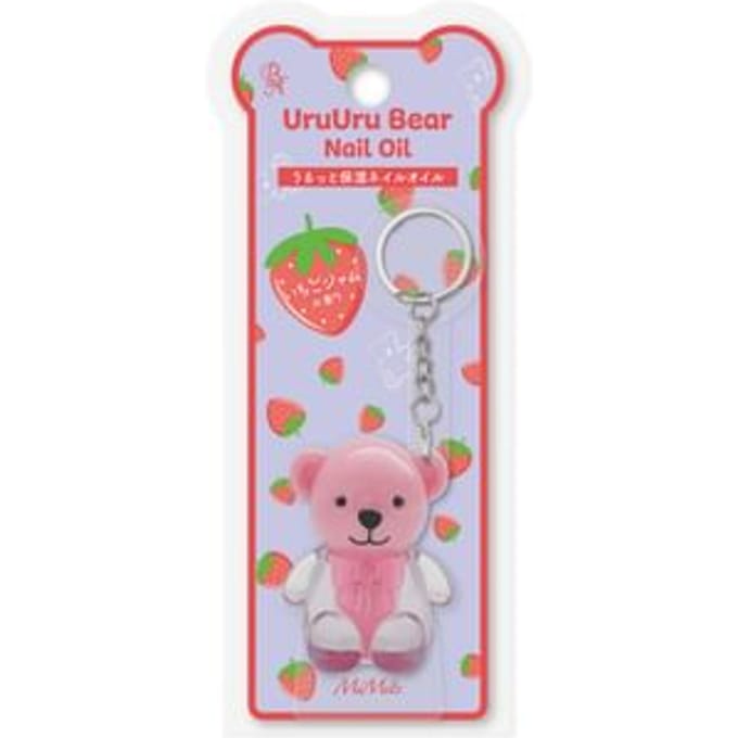 BN - MiMits UruUru Bear Keychain Nail Oil Strawberry Jam