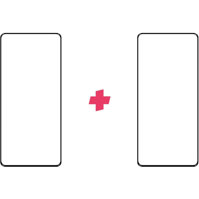 DuoPack: OPPO Reno 4 Pro screenprotector gehard glas Edge to Edge
