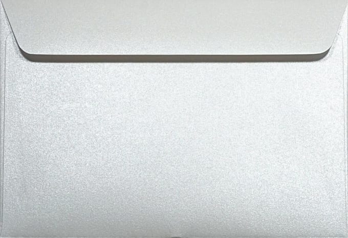 C6 Envelopes - Briefpapier Set - Feestelijke Kaarten - Parelmoer Effect - 114x162mm - Wit