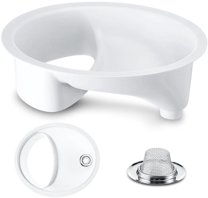 Urine Afscheider - Compost Toilet - Geur Vrij Maken - Efficiënte Scheiding - 32.5 x 28.5 cm - Wit