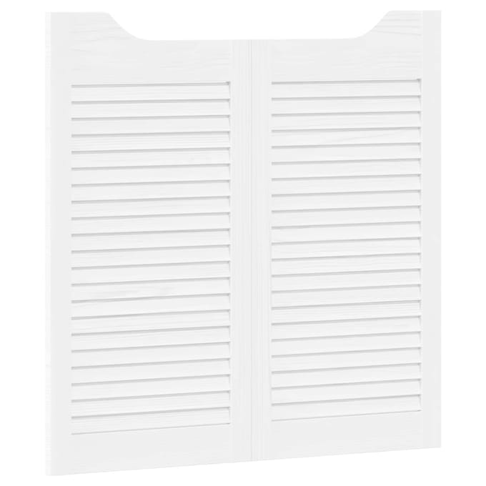 vidaXL - Schuifdeuren - 2 - st - 80 - x - 40 - cm - Massief - grenenhout - Wit