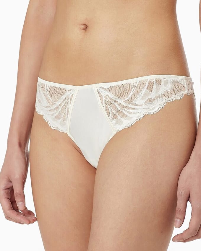 Calvin Klein - String - Ivoor - Maat L