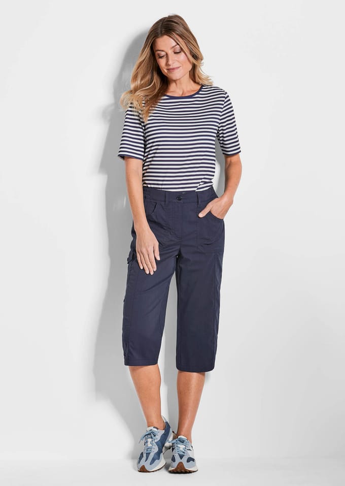 Goldner Capribroek Sportieve outdoorbroek, elastische tailleband