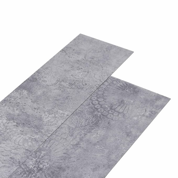vidaXL - Vloerplanken - Grijs - 5,26 - m² - 18 - st - PVC