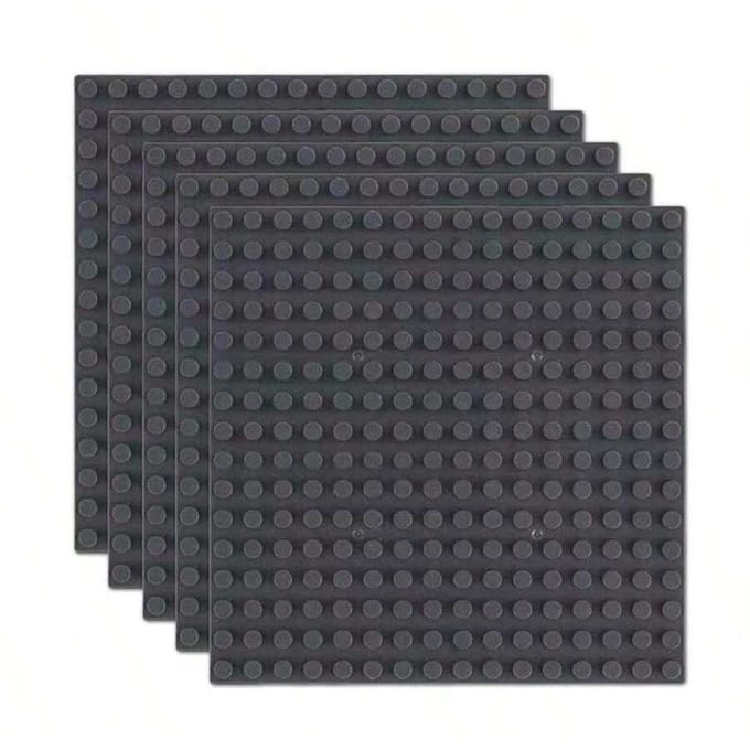 Ensemble de 5 pièces 16x16 Plaque de Base pour Briques de Construction Accessoires de Jouets Créatifs Idéal pour les Enfants 1 5pcs