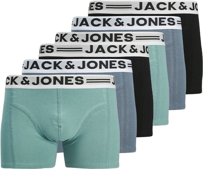 Jack & Jones Heren retro short / pant 6 pack Sense